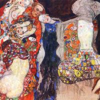 Gustav Klimt Adorn The Bride With Veil And Wreath