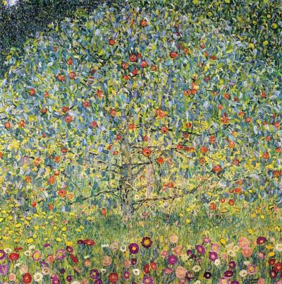 art oil painting reproduction of  Gustav Klimt Apple Tree museum quality handmade