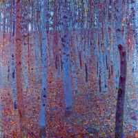 Gustav Klimt Beech Forest