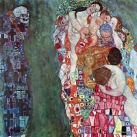 Gustav Klimt Death And Life Hand Painted Reproduction