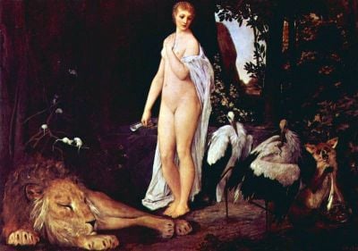 art oil painting reproduction of  Gustav Klimt Fable museum quality handmade