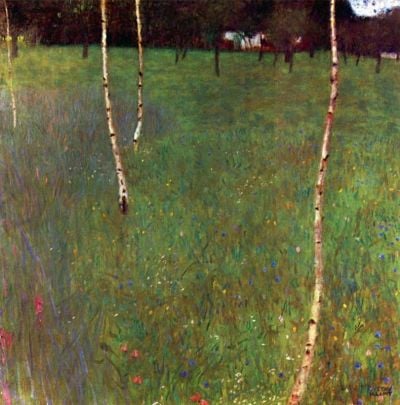 art oil painting reproduction of  Gustav Klimt Farmhouse museum quality handmade
