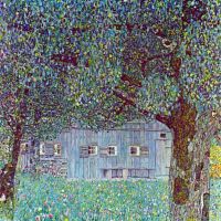 Gustav Klimt Farmhouse In Upper Austria