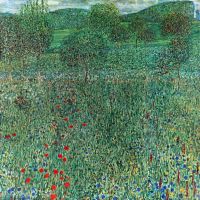Gustav Klimt Garden Landscape