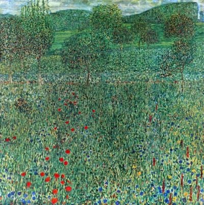 art oil painting reproduction of  Gustav Klimt Garden Landscape museum quality handmade