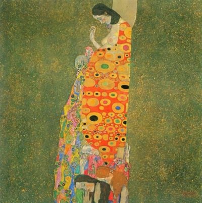 art oil painting reproduction of  Gustav Klimt Hope Ii museum quality handmade