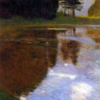 Gustav Klimt Lake In Front Of The Castle