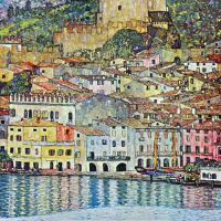 Gustav Klimt Malcesine On Lake Garda