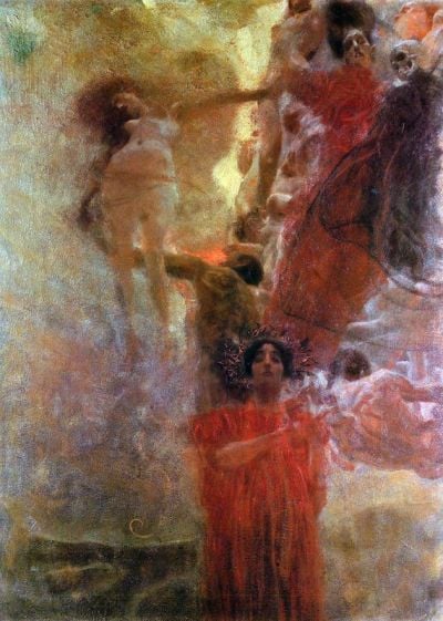 art oil painting reproduction of  Gustav Klimt Medicine museum quality handmade