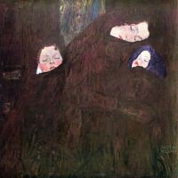 Gustav Klimt Mother With Children Hand Painted Reproduction