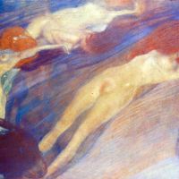Gustav Klimt Moving Water