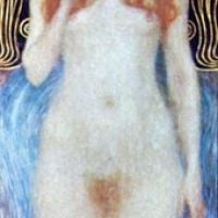 Gustav Klimt Nuda Veritas Naked Truth Hand Painted Reproduction