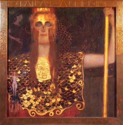 art oil painting reproduction of  Gustav Klimt Pallas Athene - 1898 museum quality handmade