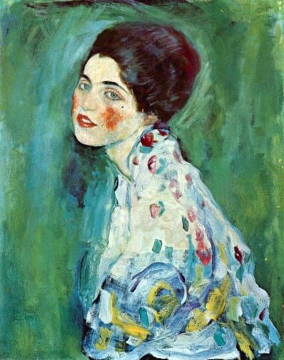 art oil painting reproduction of  Gustav Klimt Portrait Of A Lady museum quality handmade