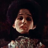 Gustav Klimt Portrait Of A Woman - 1899