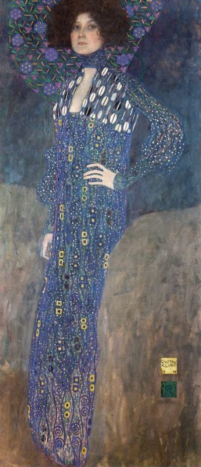art oil painting reproduction of  Gustav Klimt Portrait Of Emilie Floge 1902 museum quality handmade