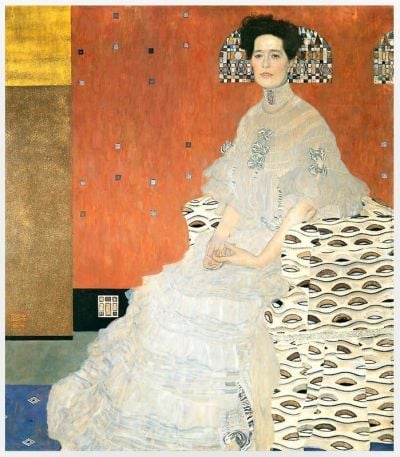 art oil painting reproduction of  Gustav Klimt Portrait Of Fritza Riedler 1906 museum quality handmade