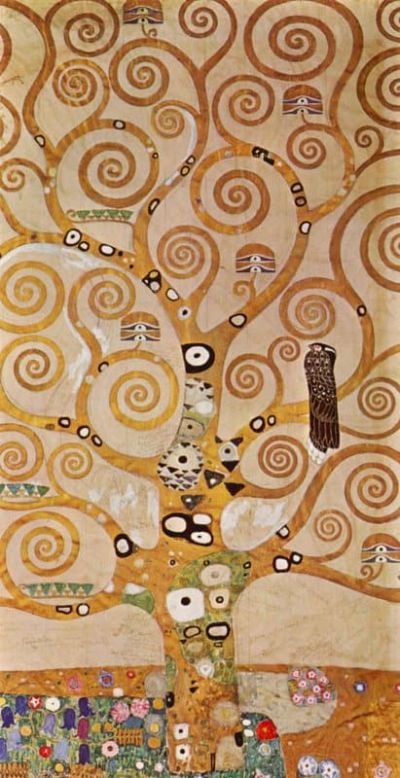 art oil painting reproduction of  Gustav Klimt Stoclet Frieze - Tree Of Life museum quality handmade