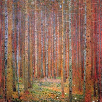 art oil painting reproduction of  Gustav Klimt Tannenwald 1 museum quality handmade