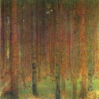 Gustav Klimt Tannenwald Ii