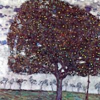 Gustav Klimt The Apple Tree Hand Painted Reproduction