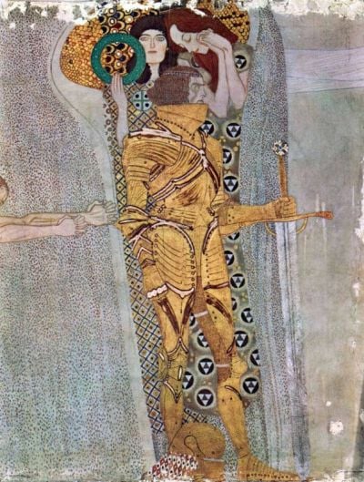 art oil painting reproduction of  Gustav Klimt The Beethoven Freize - Details 2 museum quality handmade
