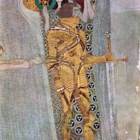 Gustav Klimt The Beethoven Freize - Details 2 Hand Painted Reproduction