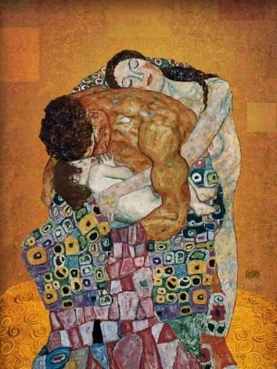 art oil painting reproduction of  Gustav Klimt The Family 1910 museum quality handmade