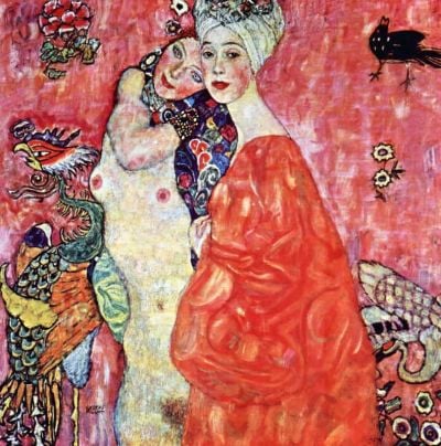 art oil painting reproduction of  Gustav Klimt The Girlfriends museum quality handmade