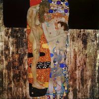 Gustav Klimt The Three Ages Of Woman Hand Painted Reproduction