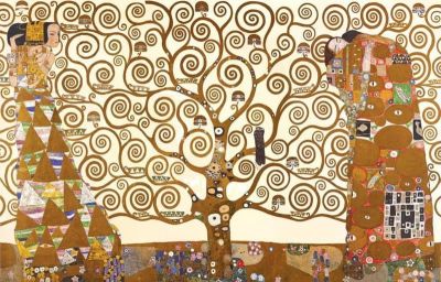 art oil painting reproduction of  Gustav Klimt The Tree Of Life - Whole Set museum quality handmade