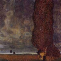 Gustav Klimt Thunderstorm