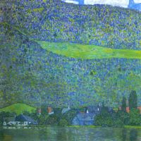 Gustav Klimt Unterach At The Attersee Hand Painted Reproduction