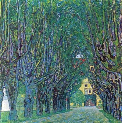 art oil painting reproduction of  Gustav Klimt Way To The Park museum quality handmade