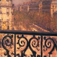 Gustave Caillebotte A Balcony In Paris