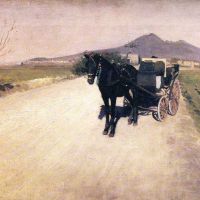Gustave Caillebotte A Road To Naple