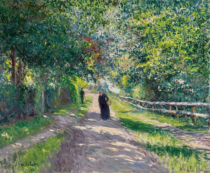Gustave Caillebotte Allee De La Villa Des Fleurs Trouville 1883 museum quality