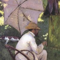Gustave Caillebotte Artist Under His Parasol