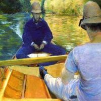 Gustave Caillebotte Boaters On The Yerres 1877