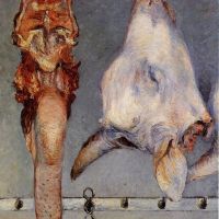 Gustave Caillebotte Calf Head And Ox Tongue