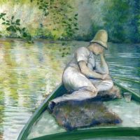 Gustave Caillebotte Canotier Sur L Yerres 1877