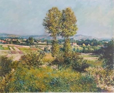 art oil painting reproduction of  Gustave Caillebotte Countryside At Argenteuil museum quality handmade