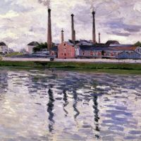 Gustave Caillebotte Factories At Argenteuil