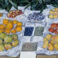 Gustave Caillebotte Fruit Displayed On A Stand