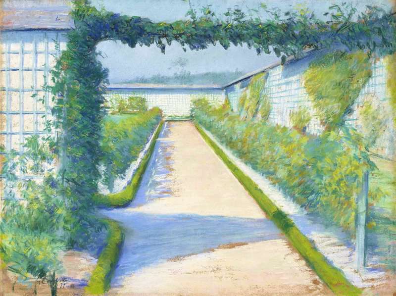 Gustave Caillebotte Jardin Potager Yerres 1877 museum quality
