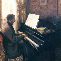 Gustave Caillebotte Jeune Homme Au Piano