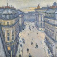 Gustave Caillebotte La Rue Halevy Vue Du Sixieme Etage 1878