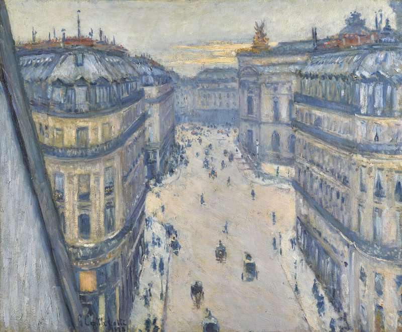 Gustave Caillebotte La Rue Halevy Vue Du Sixieme Etage 1878 museum quality