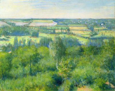 art oil painting reproduction of  Gustave Caillebotte La Vallee De L Yerres 1877 museum quality handmade