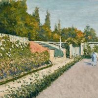 Gustave Caillebotte Le Jardin Fleuriste Yerres 1877